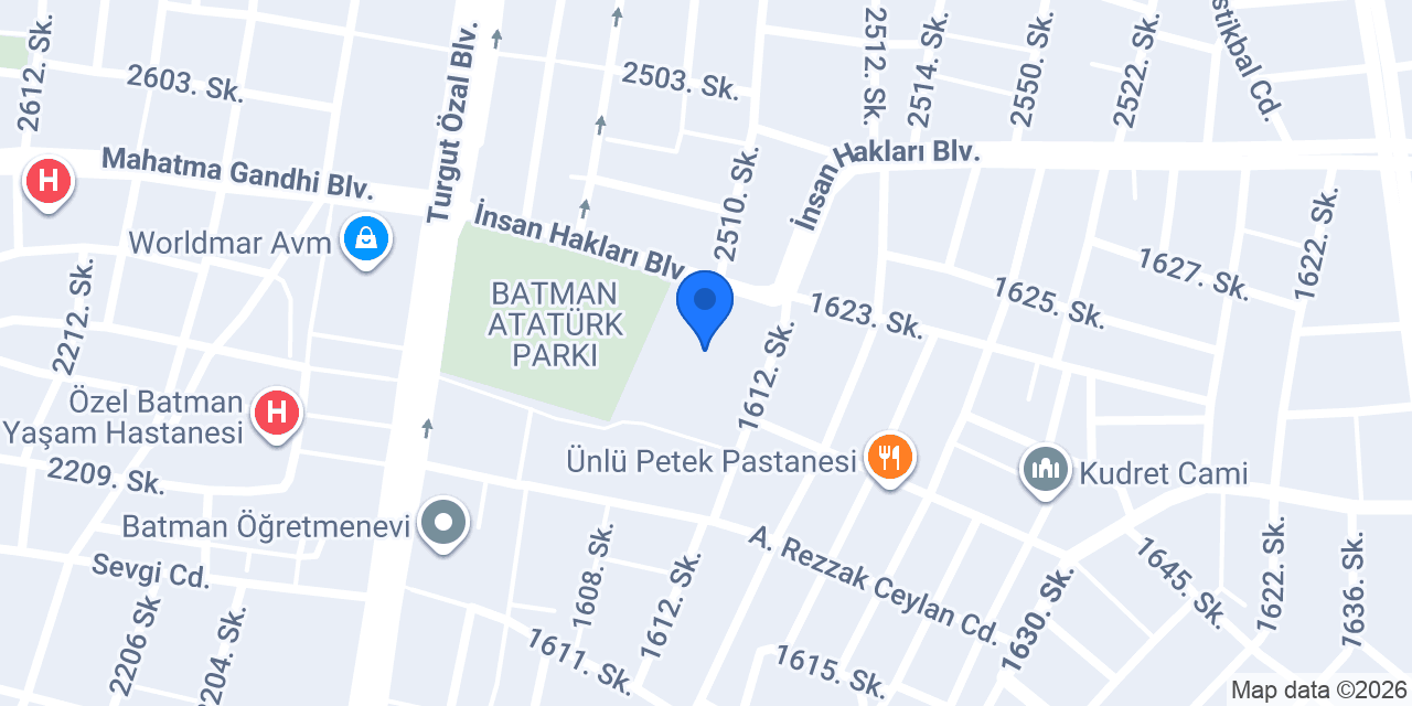 Batman Elektrikçi konumu