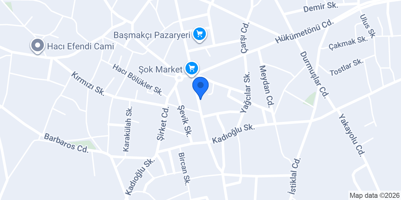 Emel Bayan Kuaförü konumu