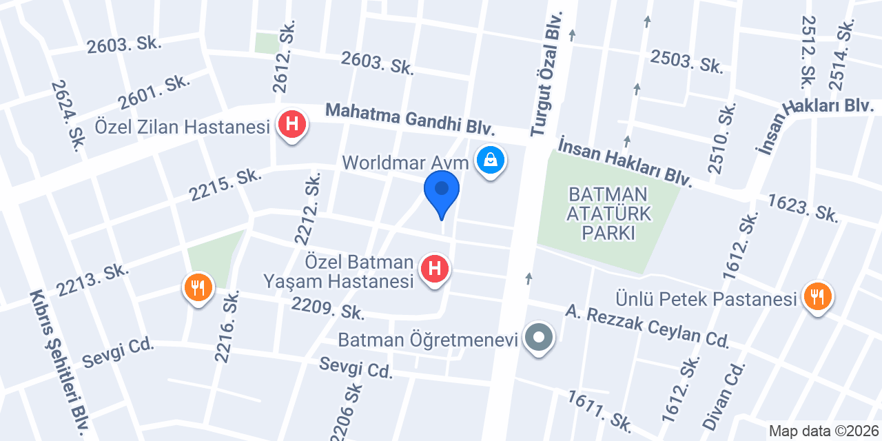 BUHARA YEMEK FABRİKASI konumu