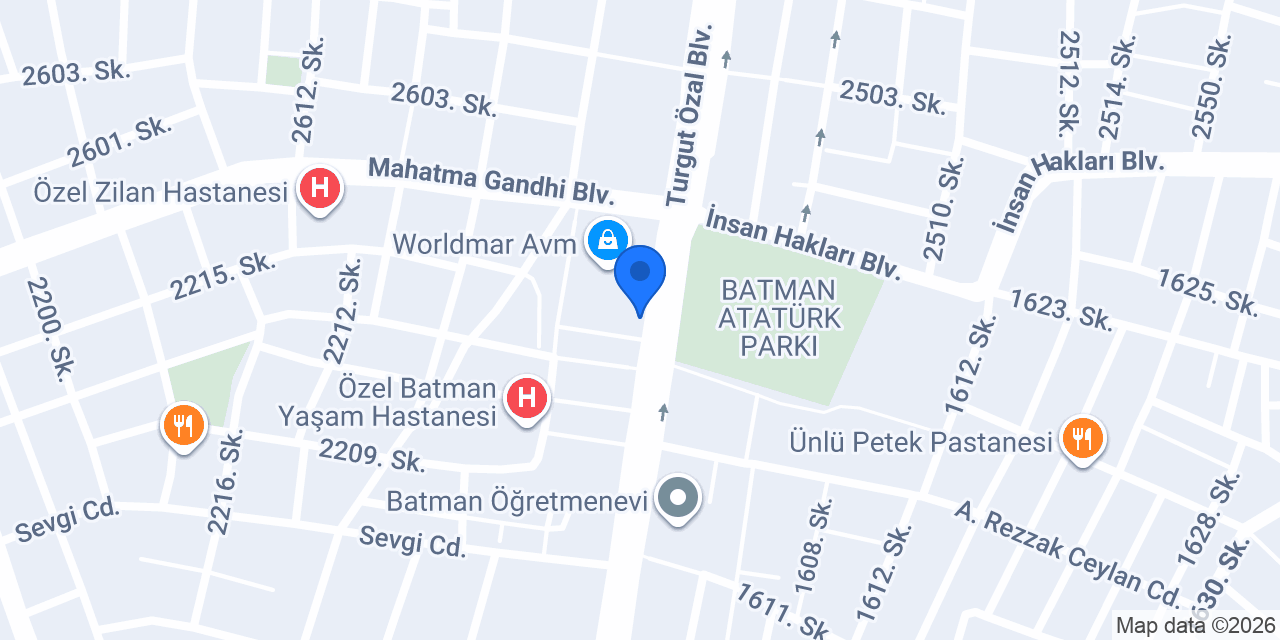 World Yaşam Taksi konumu