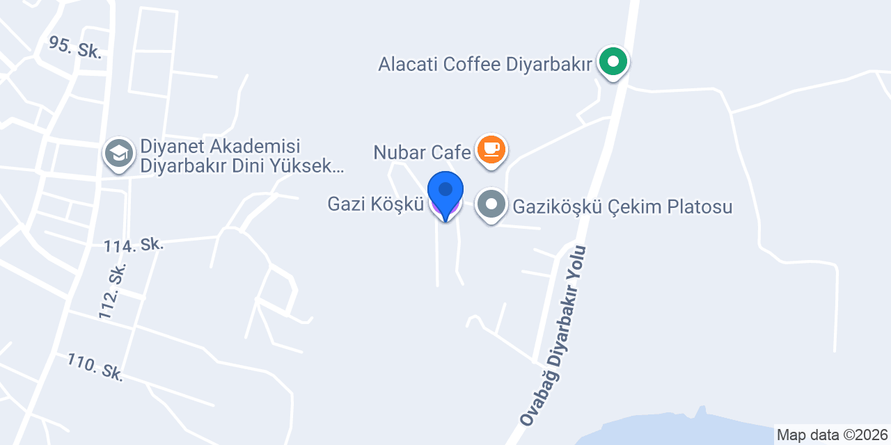 Gazi Köşkü konumu