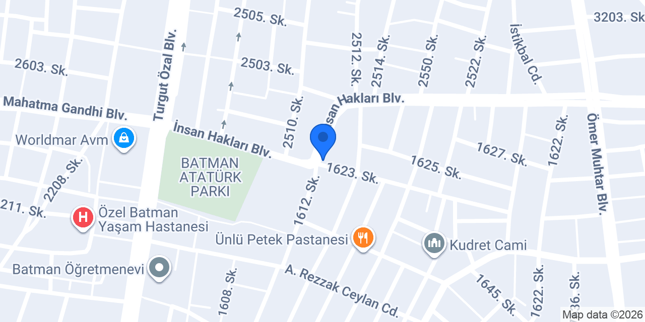 Batman çikolata shop konumu