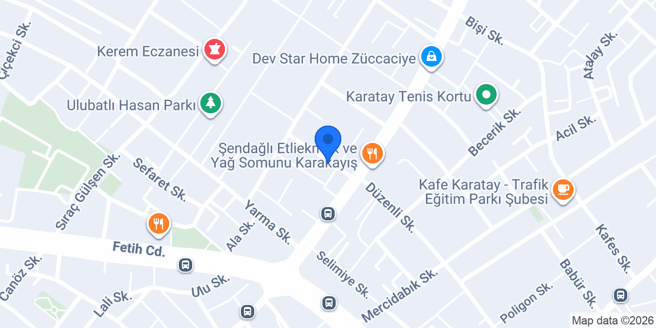 ARZEN PERDE tasarım atölyesi konumu
