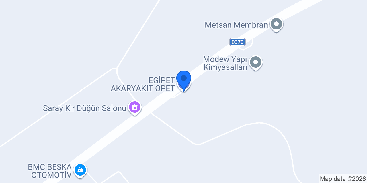 EGİPET AKARYAKIT OPET konumu