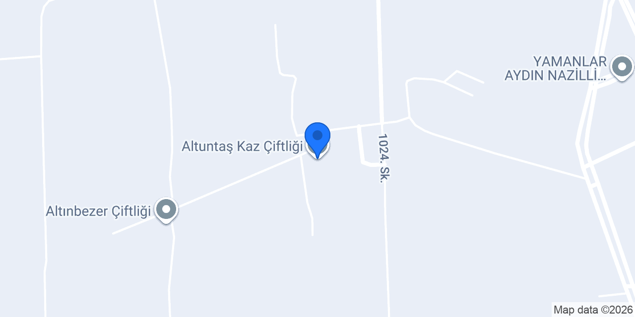 Altuntaş Kaz Çiftliği konumu