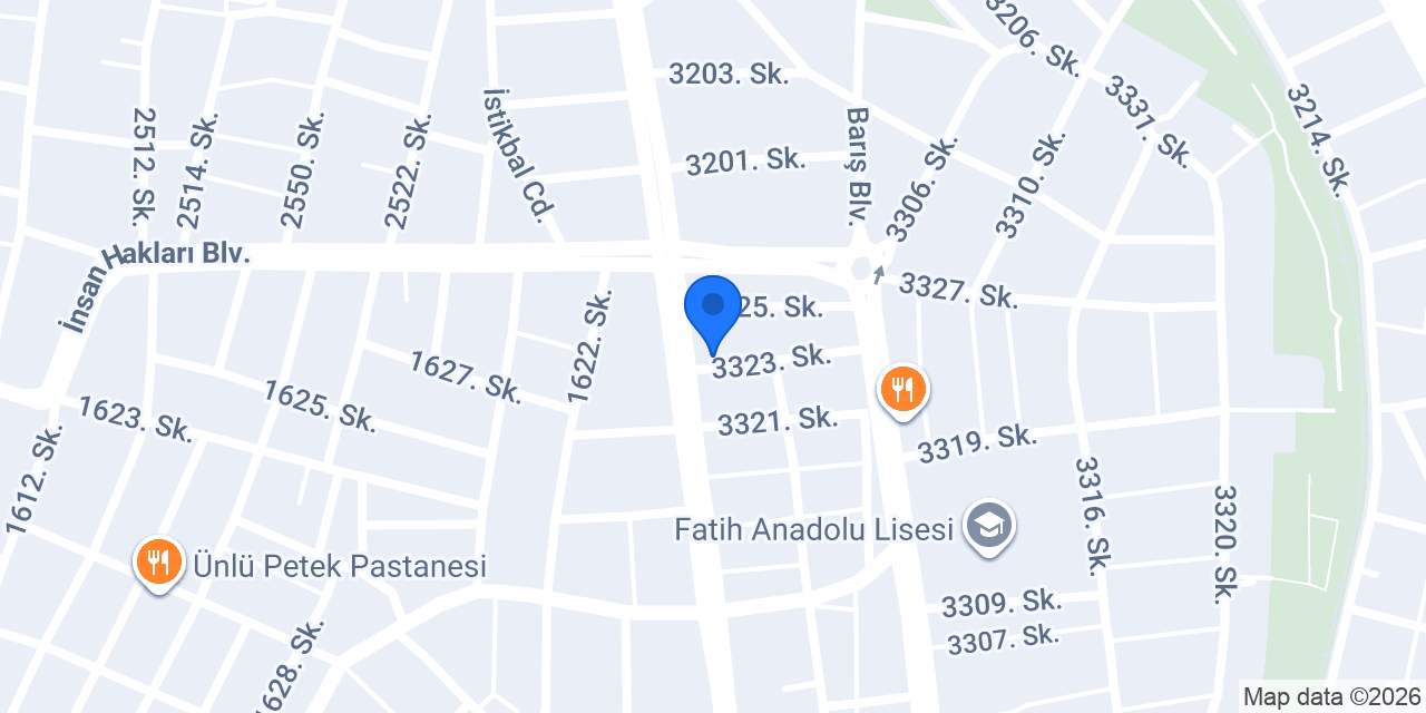 Şevin Tekel Bayii konumu