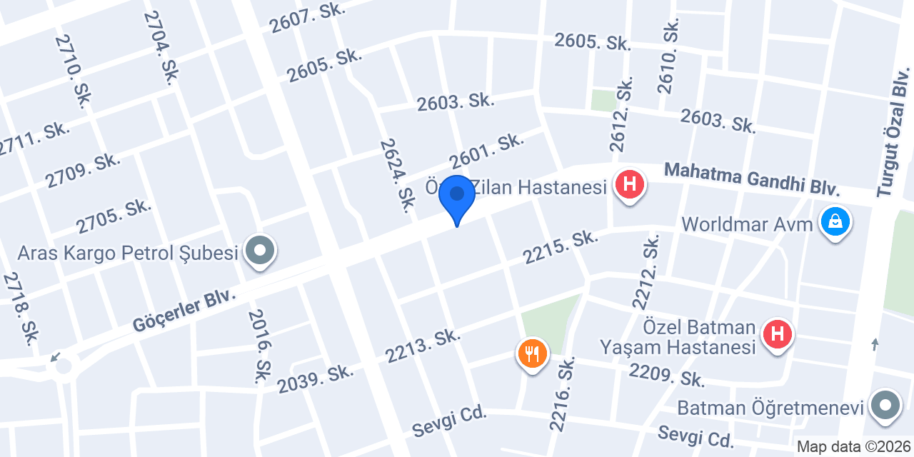 Altın Şiş Kebap konumu