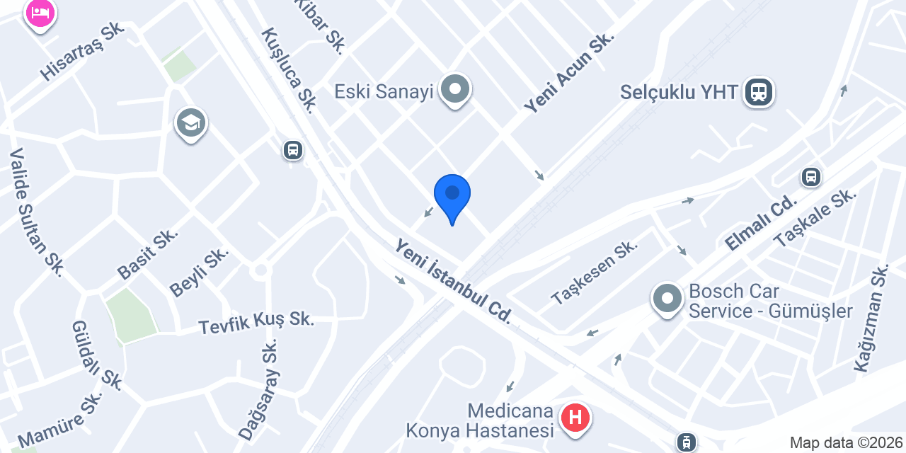 KONYA LADA YEDEK PARÇA VE SERVİSİ konumu