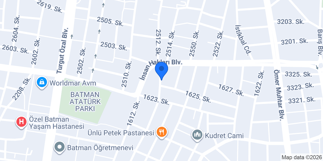 Özgür Der Batman Külliyesi konumu