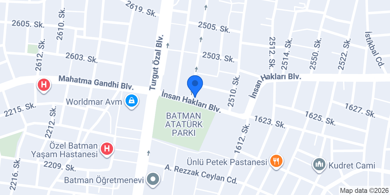 Emir Rent A Car konumu