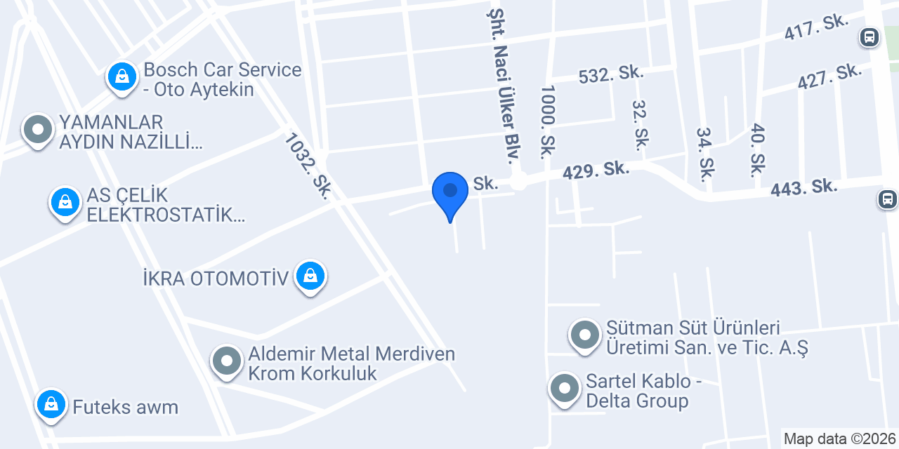 Özkanlı Mobilya konumu
