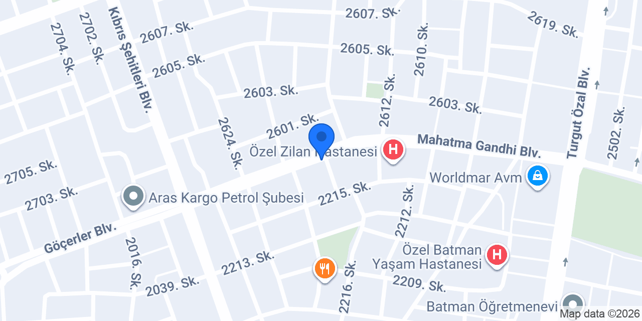 Sürat Kargo Raman Şube konumu