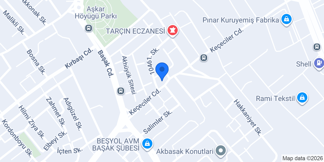 Çelik Market konumu