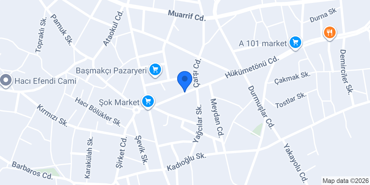 Ziraat Bankası Başmakçı Şubesi konumu