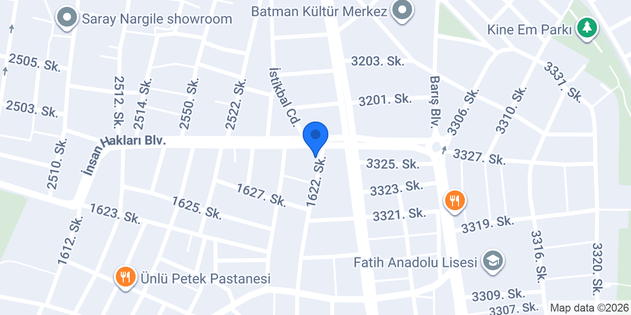 ERKEK KUAFÖRÜ AHMET ÖZTÜRK konumu