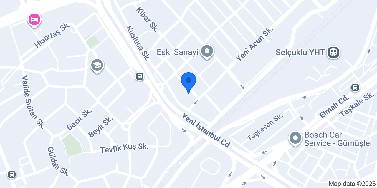 Şen Oto Elektrik konumu