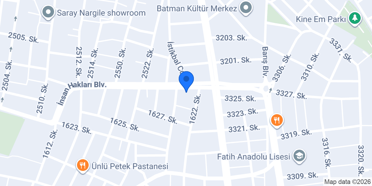 Nur Bereket Ekmek Firini konumu