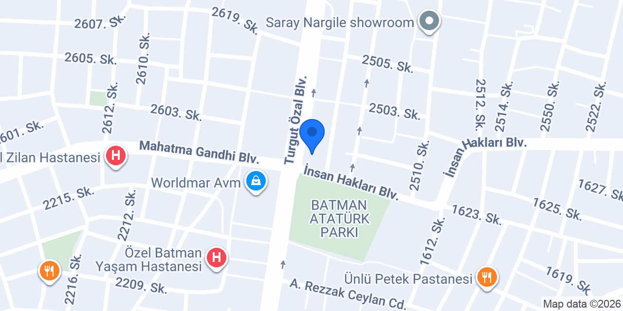 Batman Vip Saç Ekimi konumu