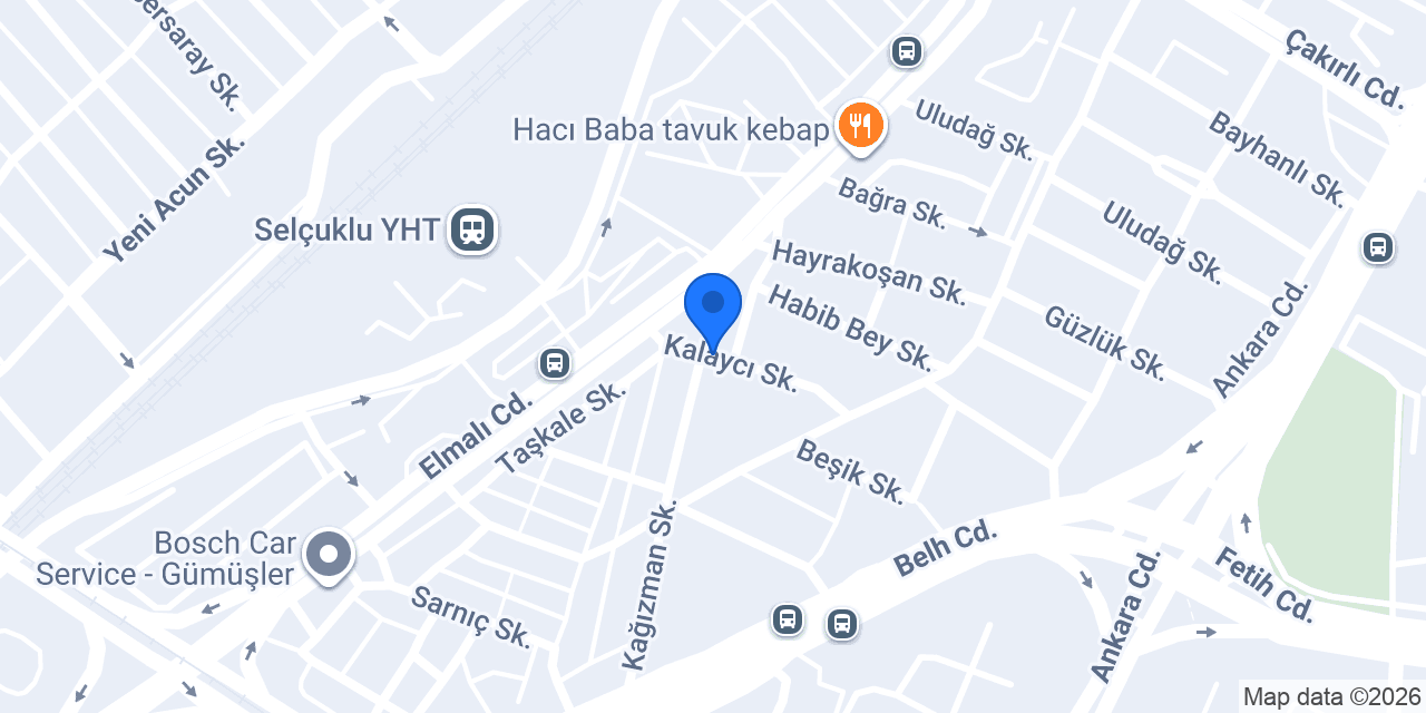 konya yıldız ambalaj - matbaa konumu