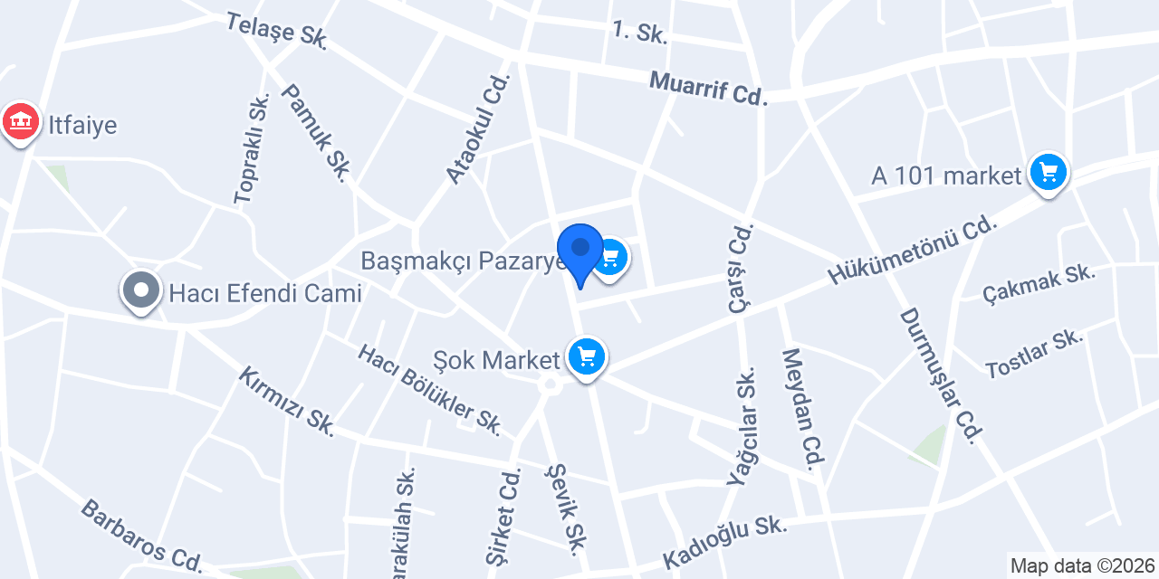 Beş Kardeşler Ekmek Fırını konumu
