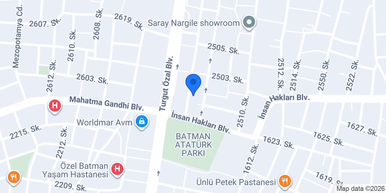 Aydın Design konumu