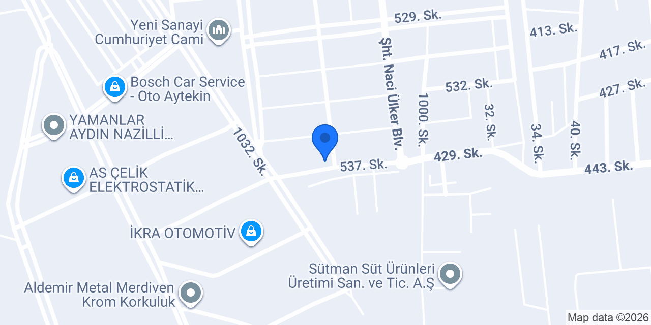 Mesleki Eğitim Merkezi konumu