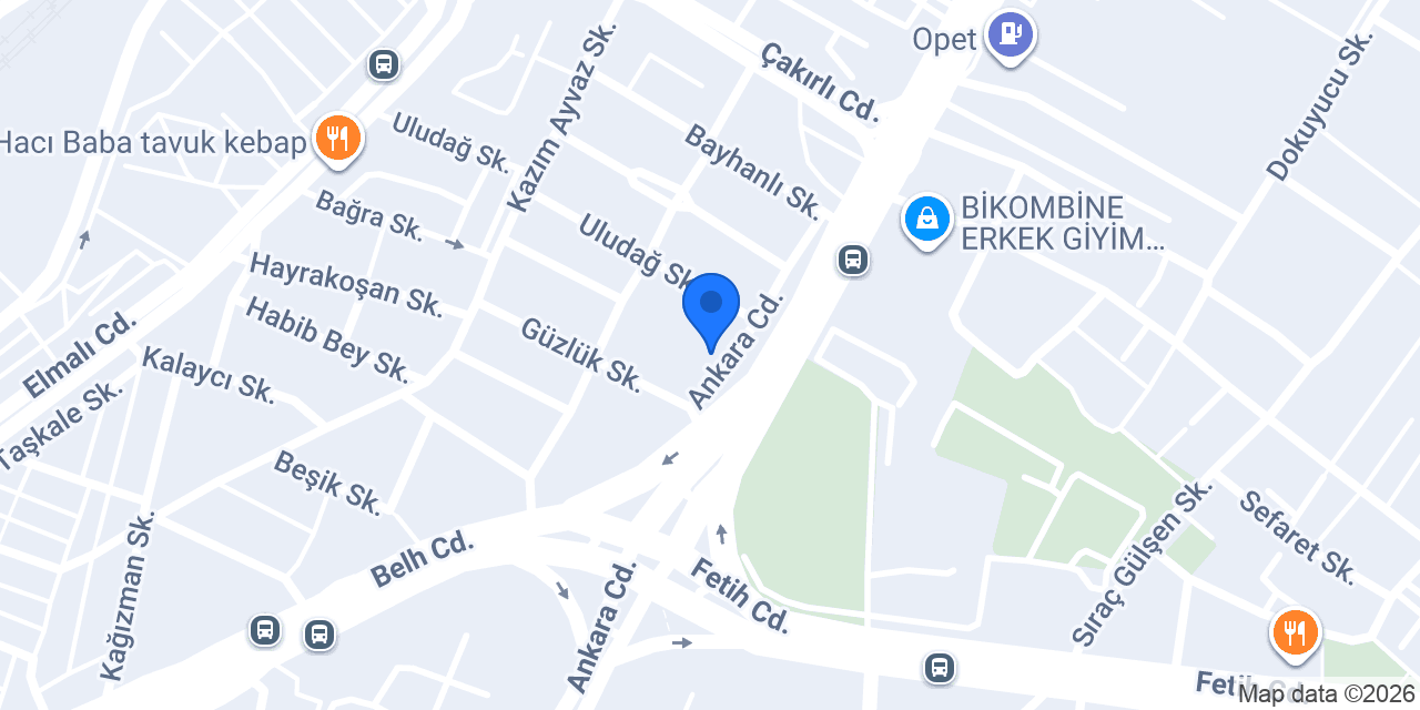 Türkiye Finans Karatay Şubesi konumu
