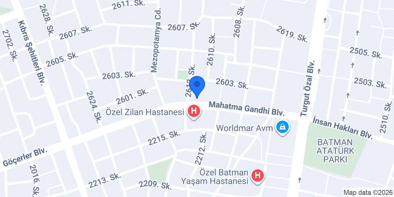 Mavi İlkyardım Eğitim Merkezi konumu