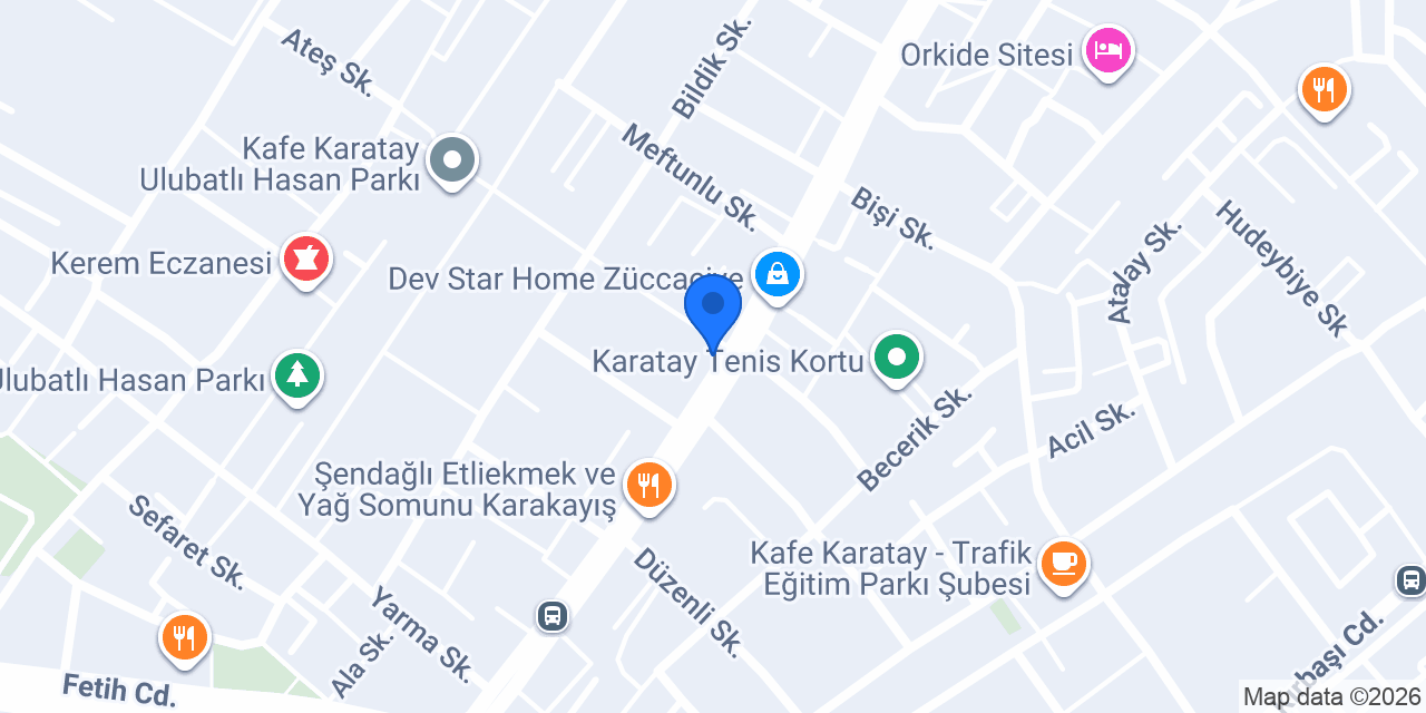 Ihlamur Çiçek ve Tablo konumu