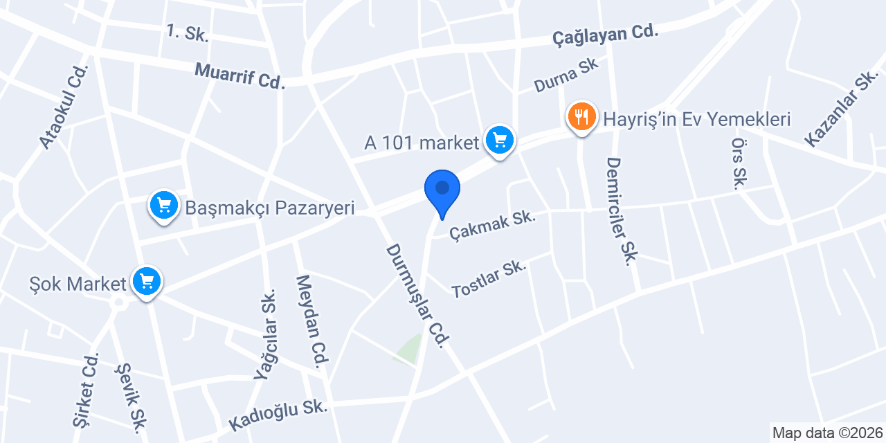 Aygaz Tüp Bayisi konumu