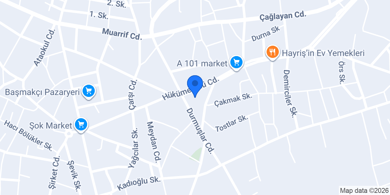 Tapu Müdürlüğü konumu