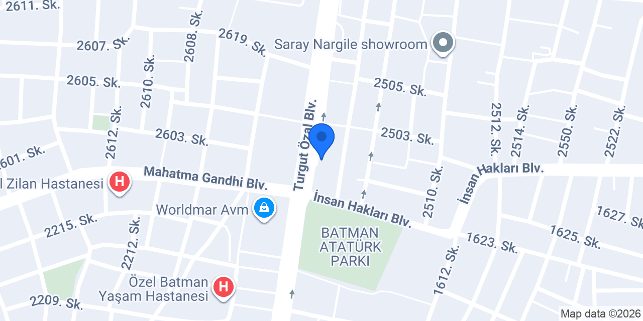GTOS Terapi Batman - FizyoDerm konumu