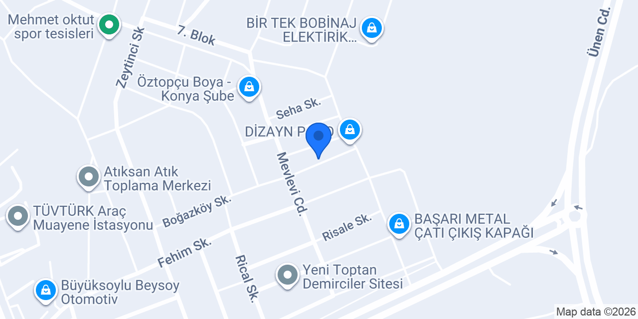 Daim Asansör Pano konumu