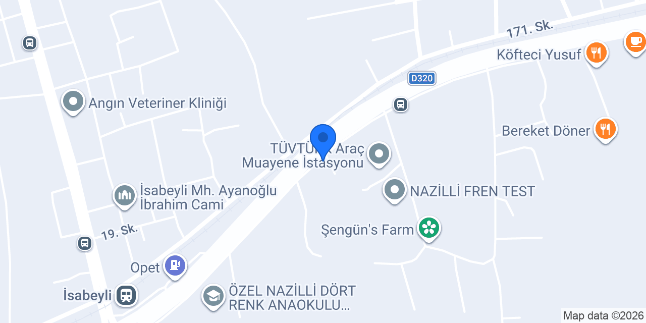 Hero Eymen Motor Nazilli konumu