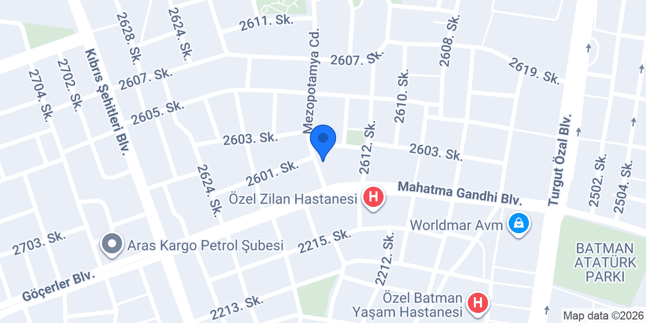Milli Eğitim Vakfı Ortaokulu konumu