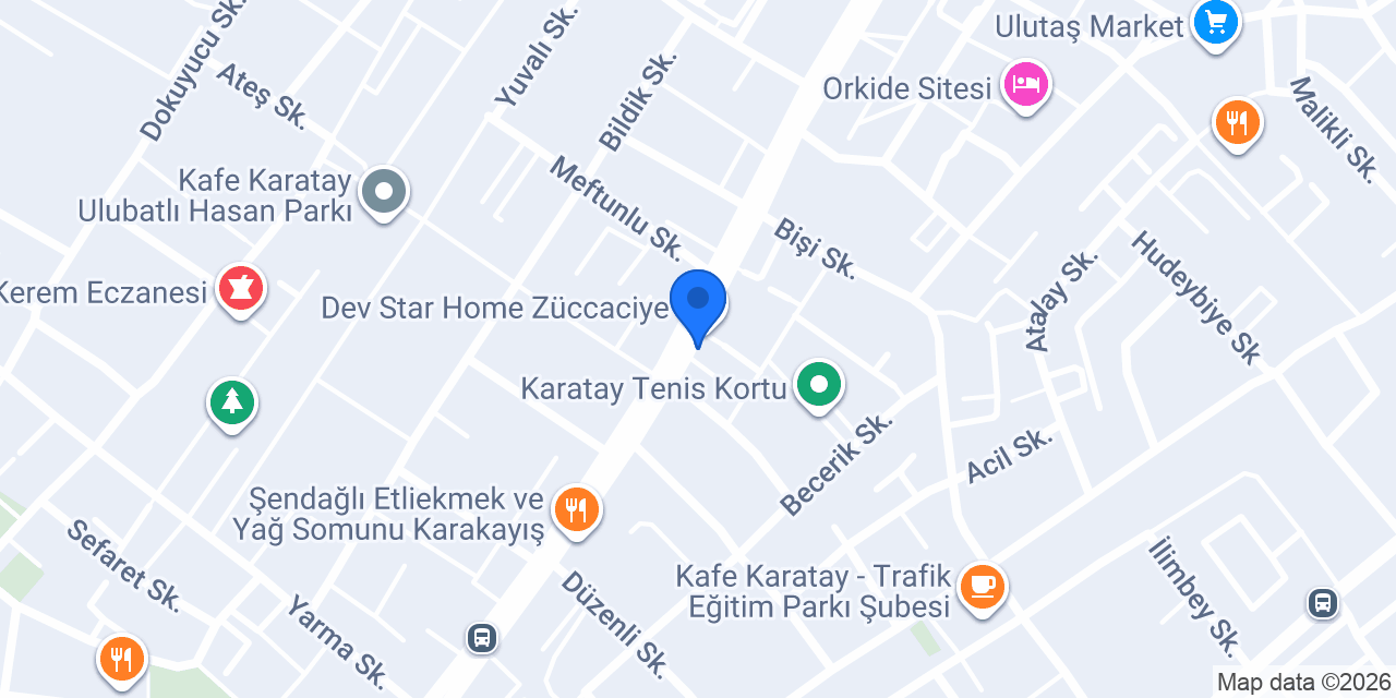 Yeni Lezzet Etliekmek Derviş Usta konumu