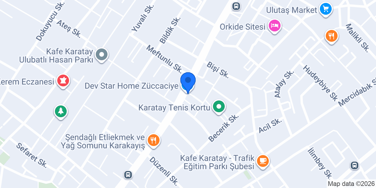 Dev Star Home Züccaciye konumu