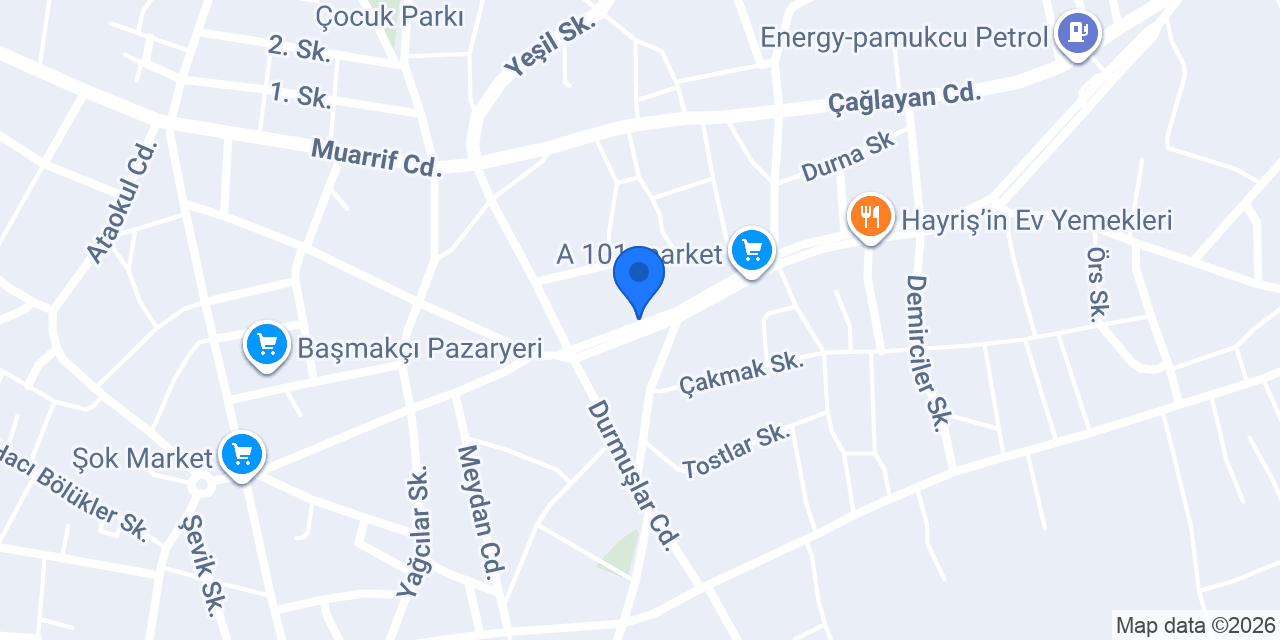 Halkbank Başmakçı Şubesi konumu