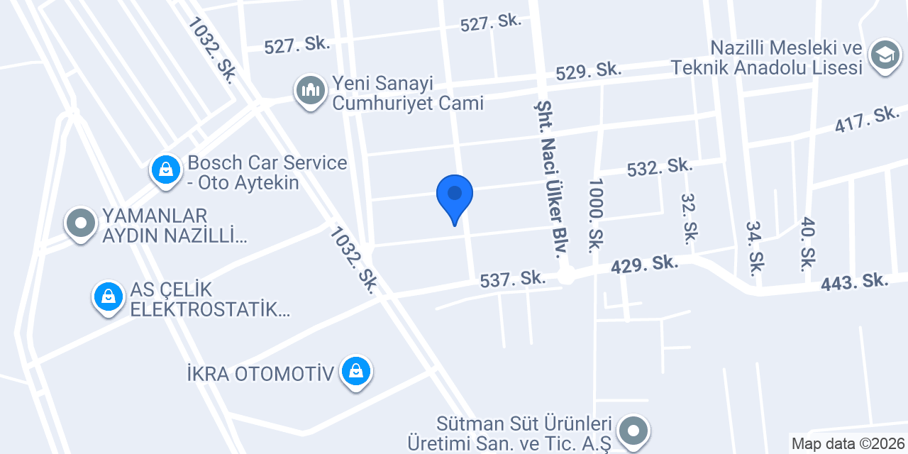 Güven Oto Lastik konumu