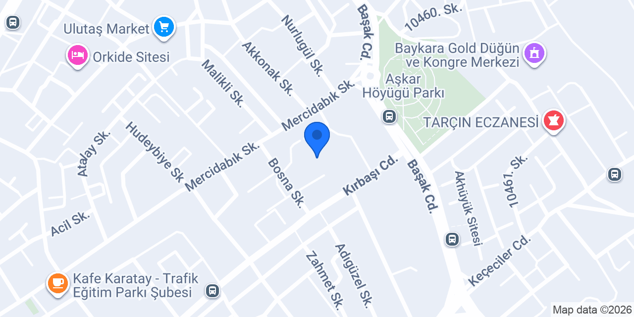 Karkent KOMEK Kurs Merkezi konumu