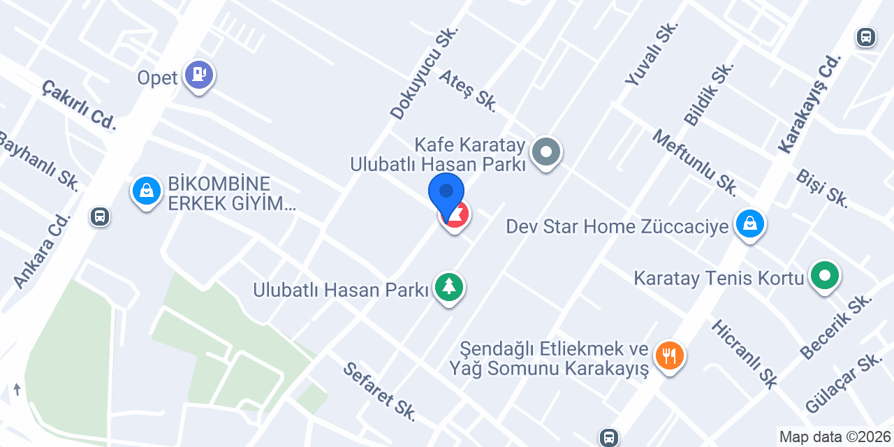 Merve Türköz Eczanesi konumu
