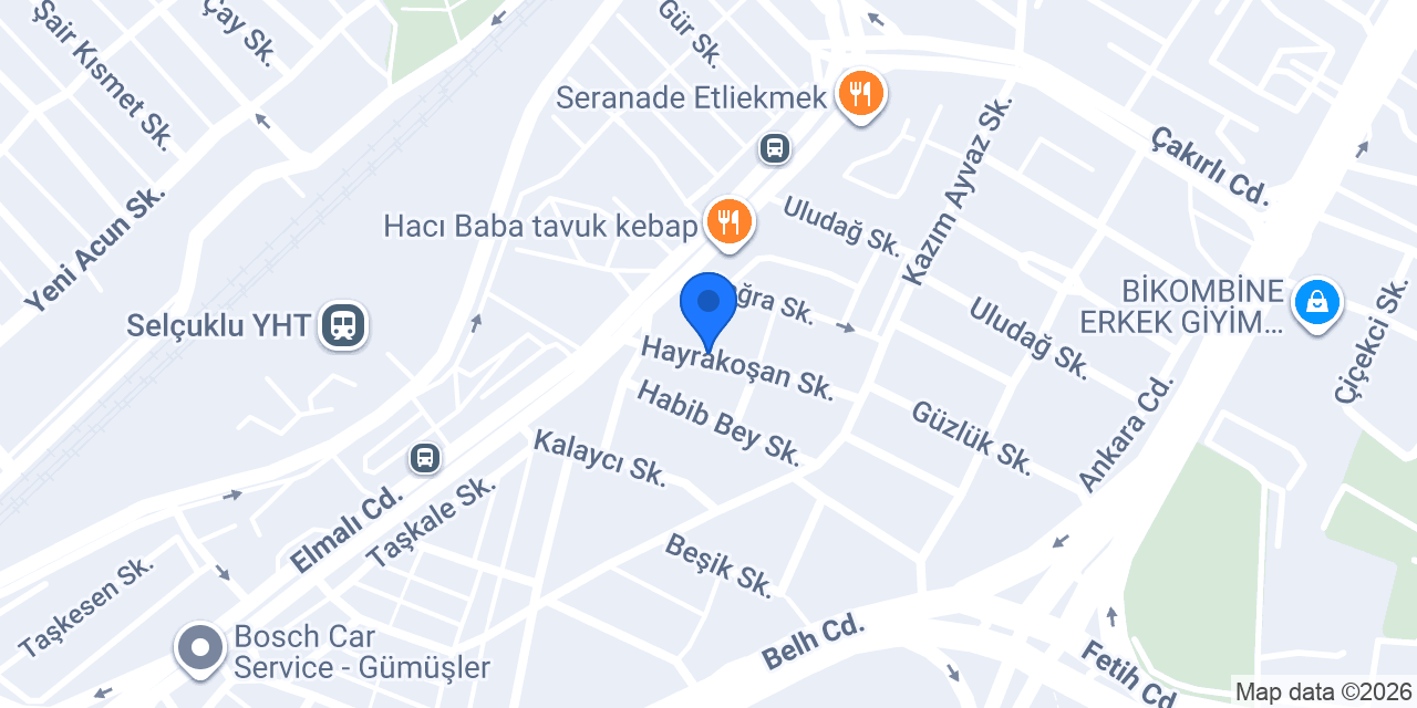 Kürkçüler Tekstil konumu