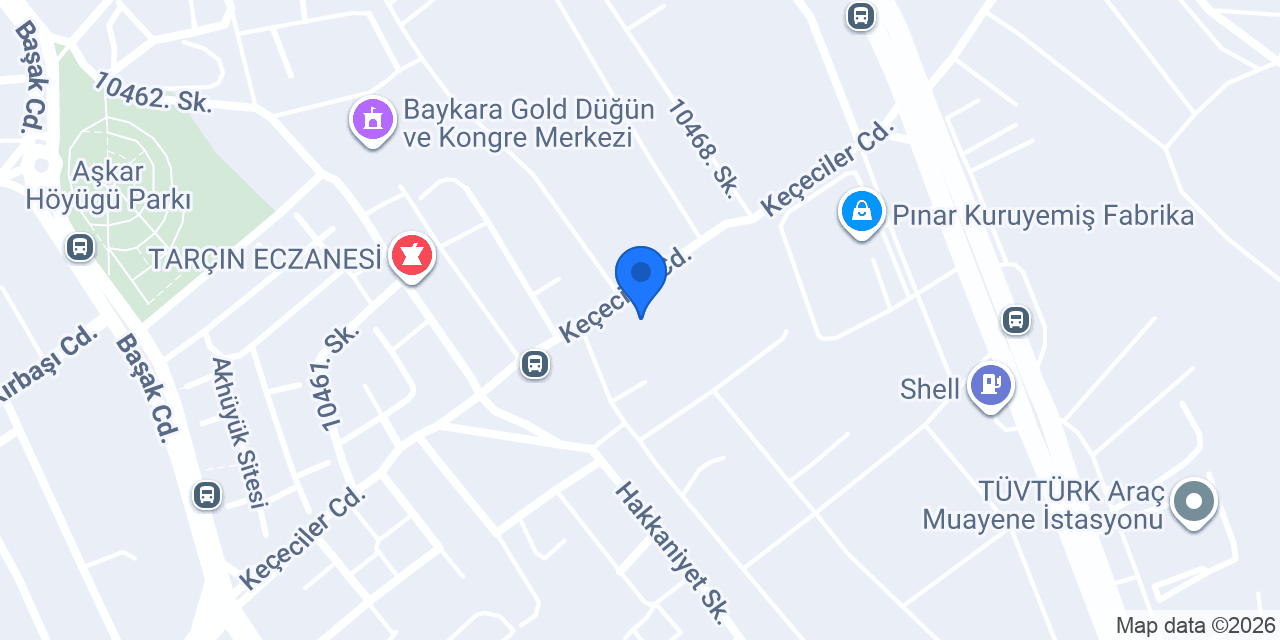 Ayçeken Mobilya konumu