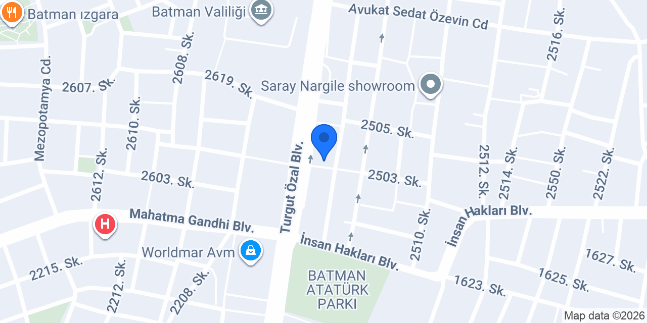BATMAN ŞOFÖRLER ODASI konumu