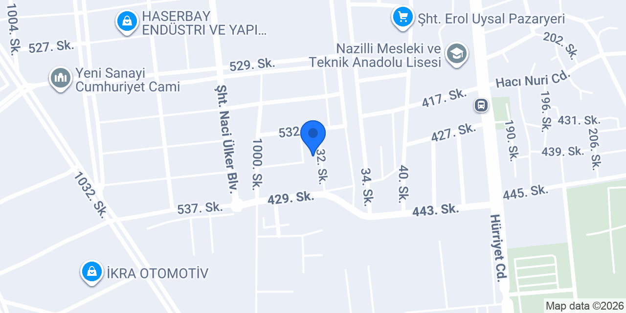 Fatih Oto Elektronik konumu