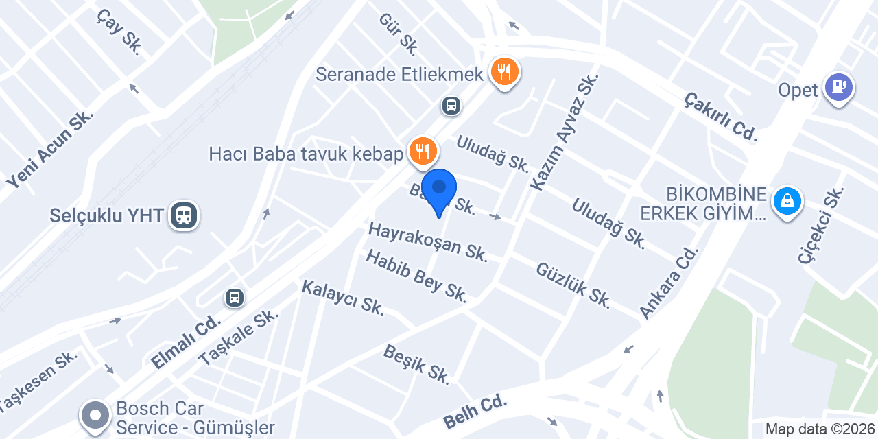 Uysallar Yemek Dünyası konumu