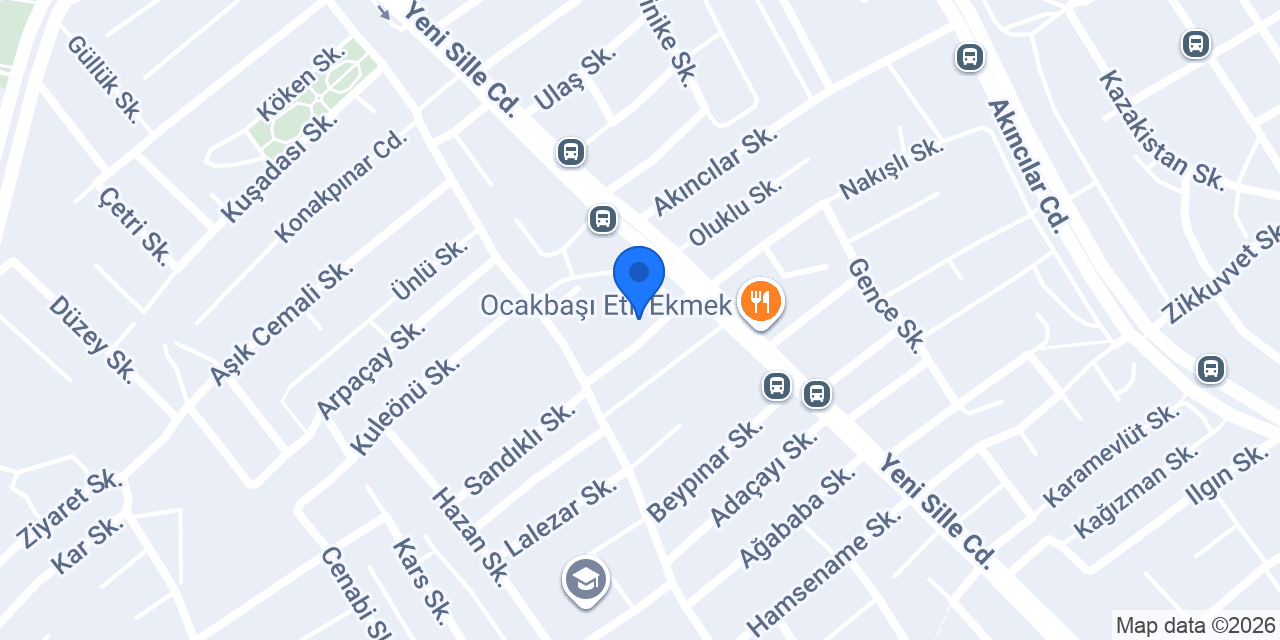 Akbaş Perde Mobilya konumu