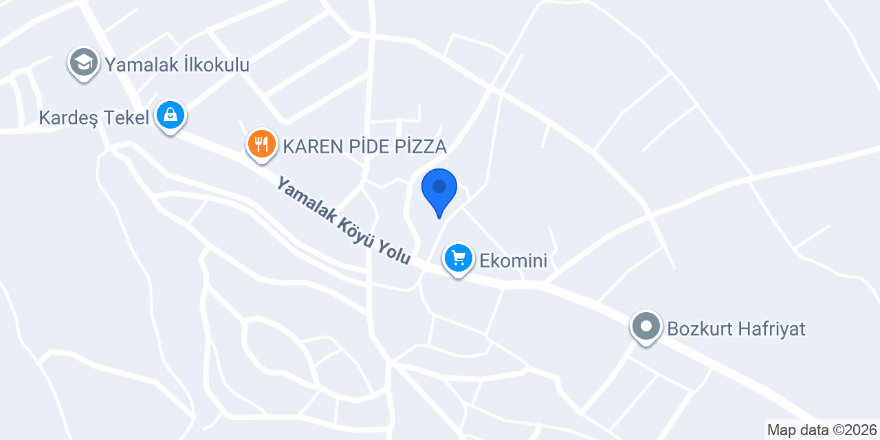 Ptt-yamalak Şubesi konumu
