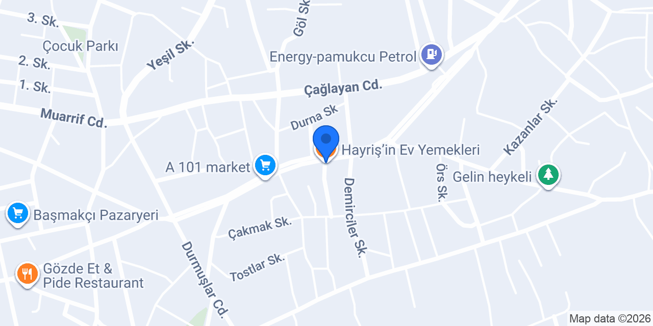 Hayriş’in Ev Yemekleri konumu