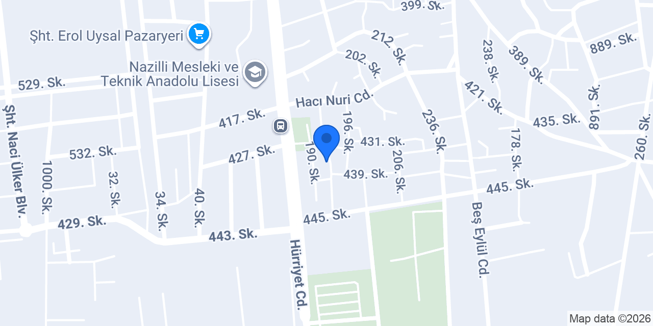 Nazilli Betek Yurdu konumu